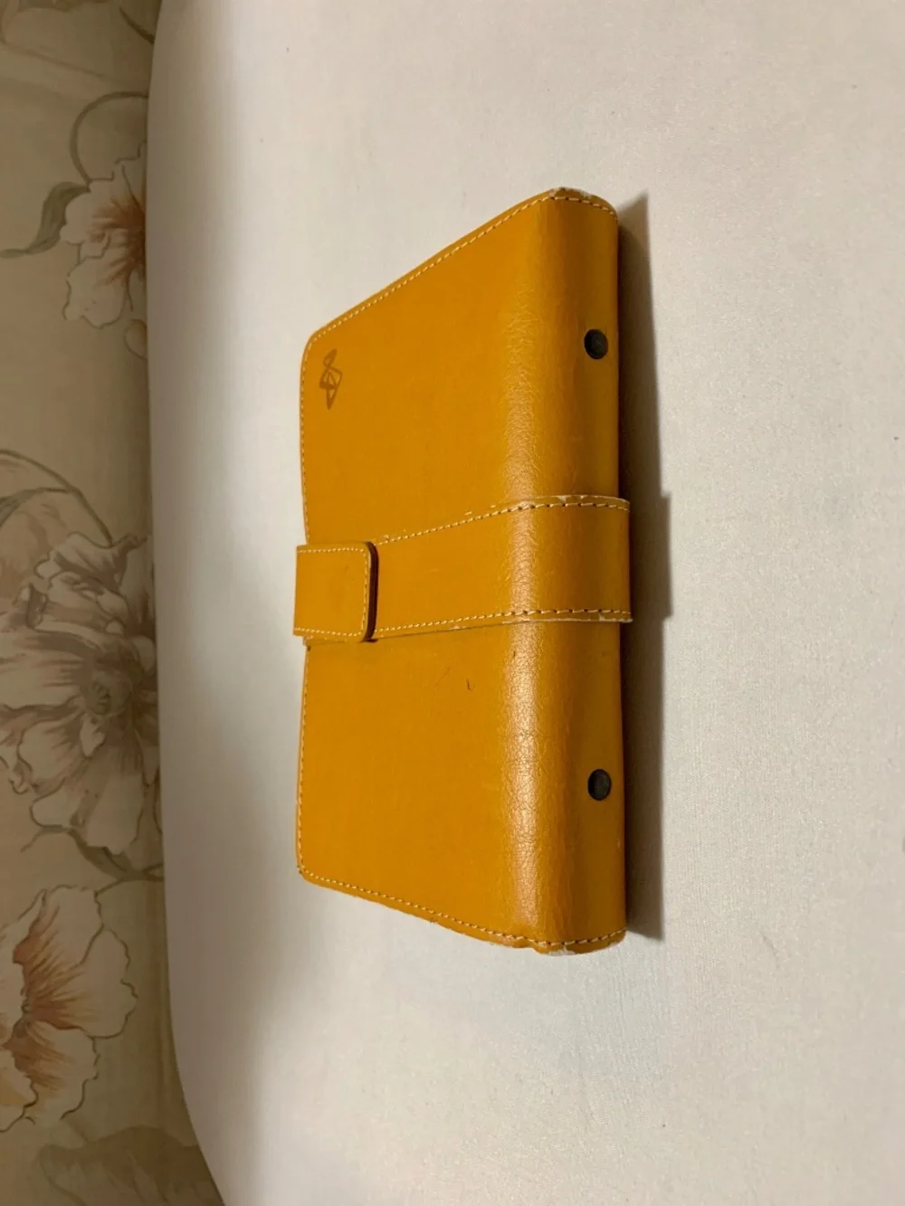 Vintage Classic Personal Planner Organizer 6 Ring - Mustard Color